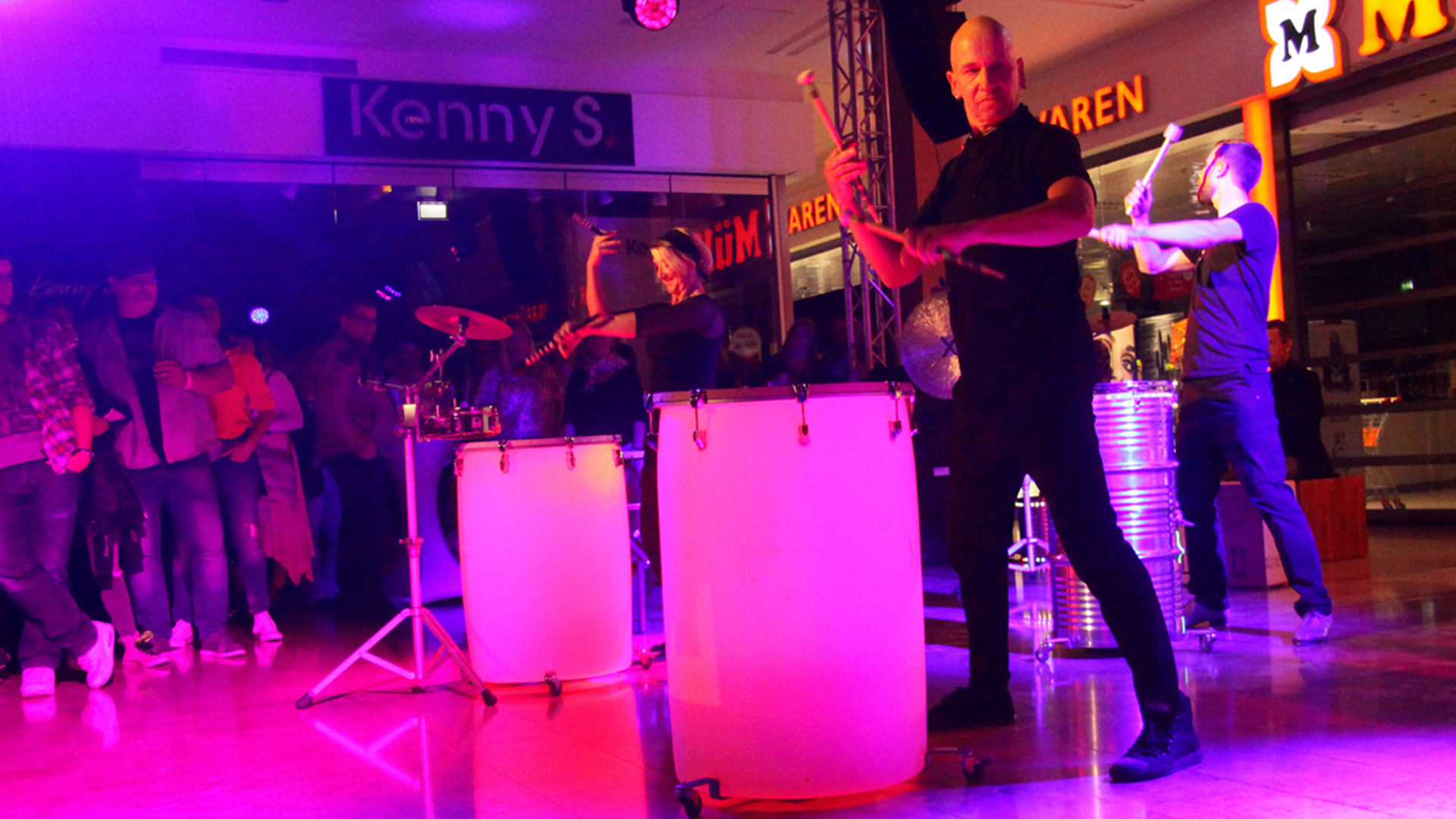 Modenschau Opening mit beats and noises